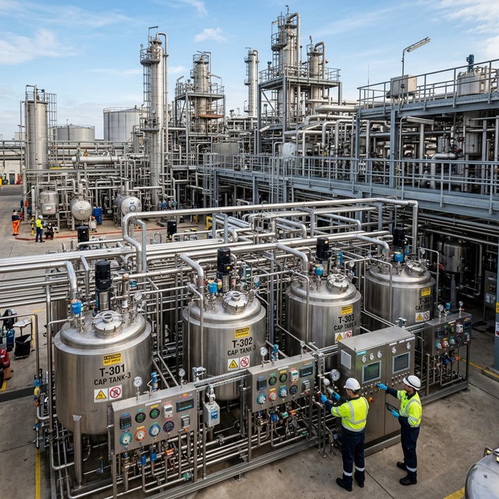 Chemical Refinery Plant
