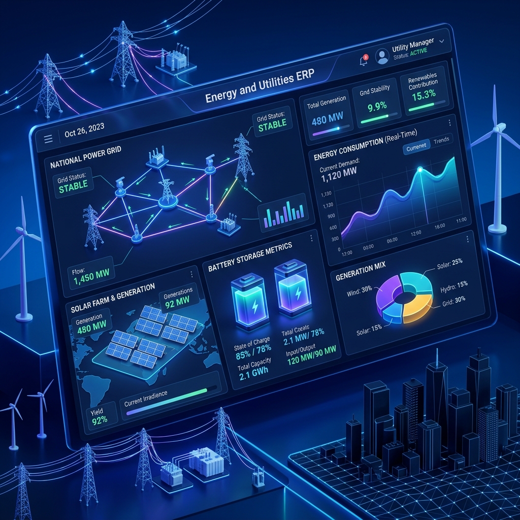 Energy & Utilities Dashboard